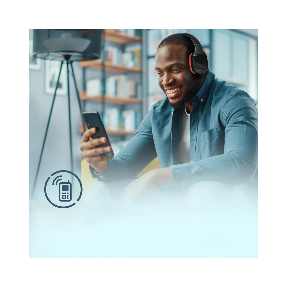 Micro Casque SANS FIL Stéréo Hi-Fi PROMATE Nova / Bluetooth / MARRON