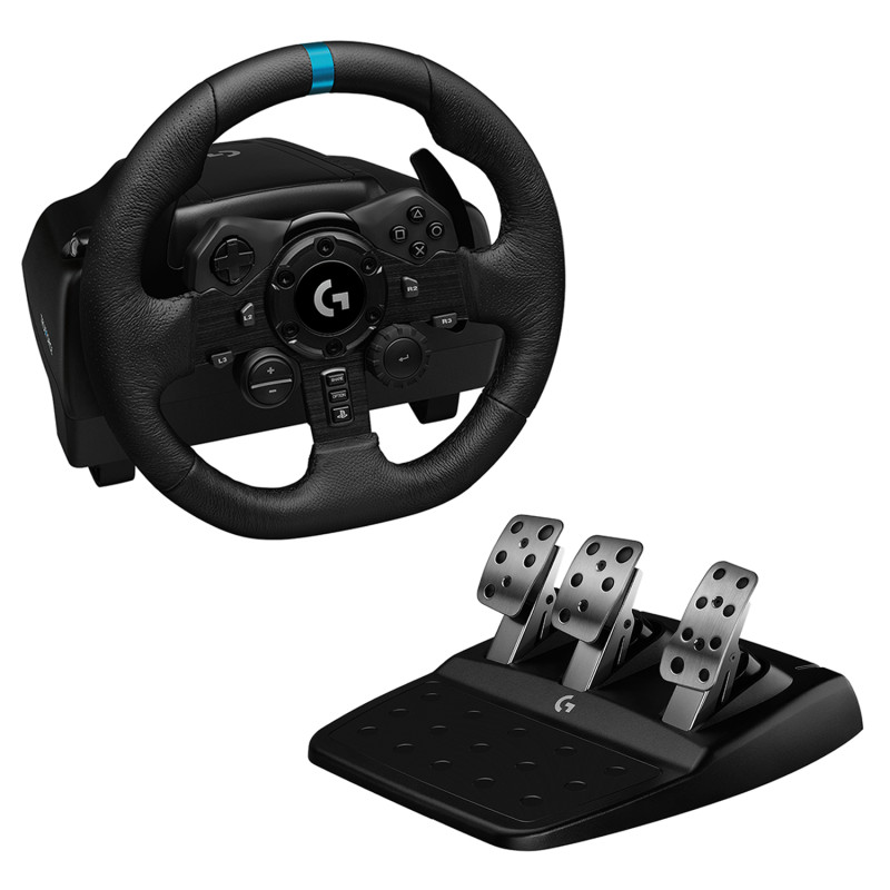 Volant de course avec pédales Logitech G G923 pour PC / PlayStation 4 et 5