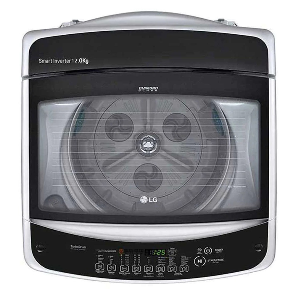 Machine à laver LG 12 Kg T1288NEHGE Smart Inverter / SILVER