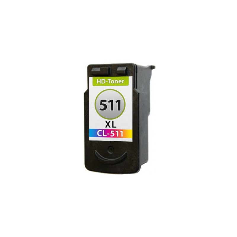 Cartouche adaptable Canon CL-511 XL Couleur