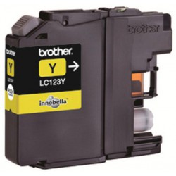 Cartouche adaptable Brother LC123 Yellow