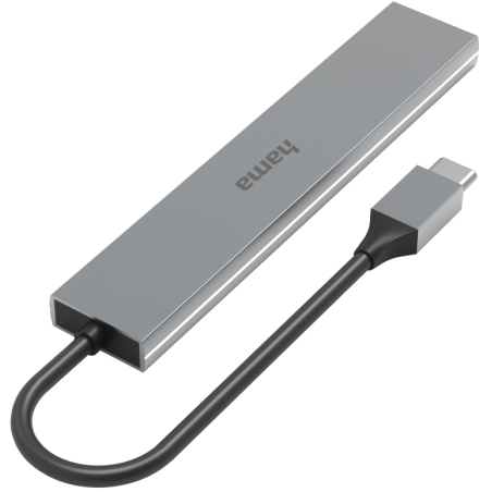 Hub USB 3.0 da Tavolo 4 Porte con Adattatore Type C