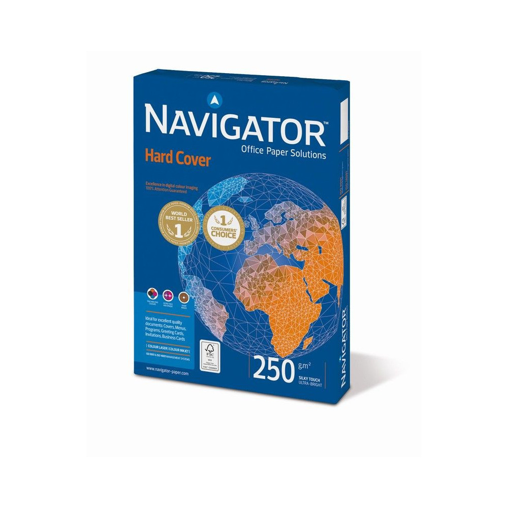 Rame papier Navigator A4 250g/m² Extra Blanc / 125 Feuilles