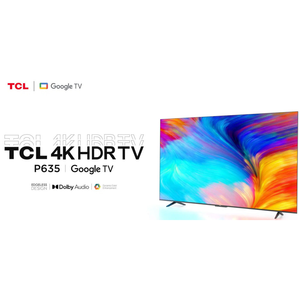 TV TCL P635 55" LED UHD 4K / Smart TV / Google TV