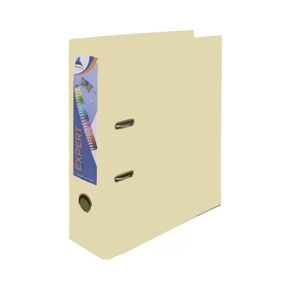 Classeur à levier EXPERT Dos 80 mm avec renfort métallique / Beige