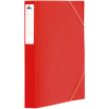 BOITE DE CLASSEMENT A 3 RABATS EN PP DOS 25MM ESSENTIAL / ROUGE