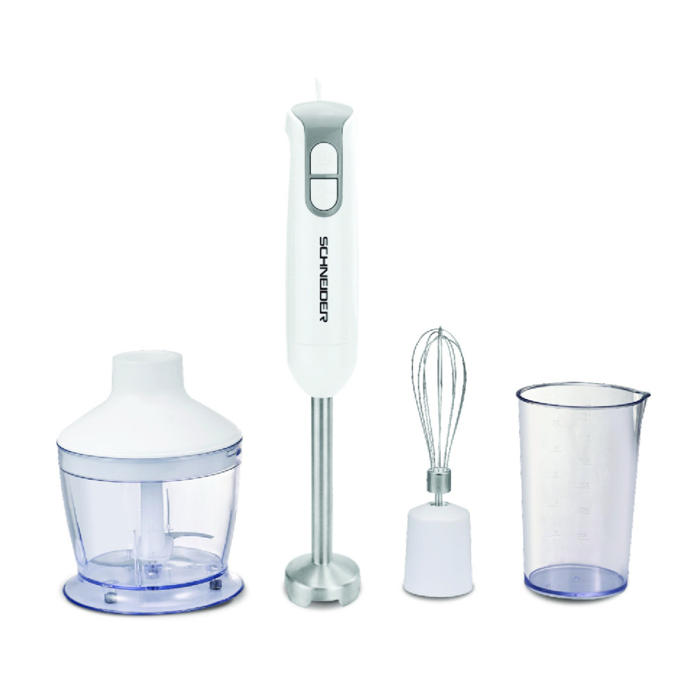 Mixeur SCHNEIDER 3EN1 / 400W / INOX