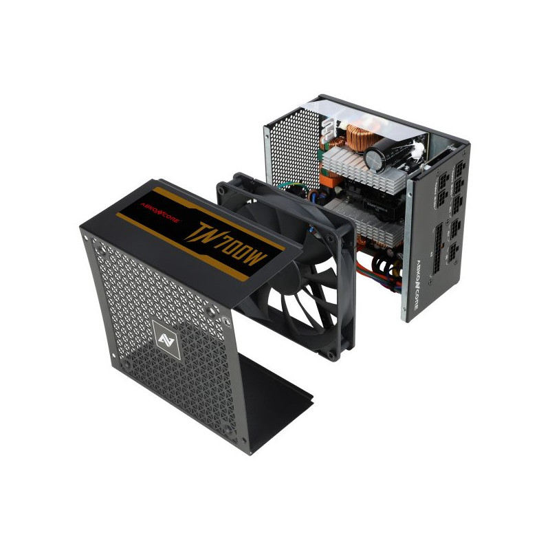 Rhombutech® Bloc d'alimentation PC ATX 700 W - Gaming - Économie d