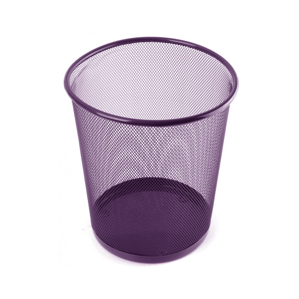 Corbeille à papier de bureau Métal / Violet