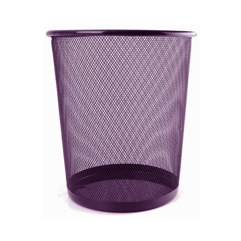 Corbeille à papier de bureau Métal / Violet
