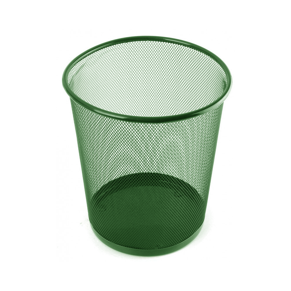 Corbeille à papier de bureau Métal / Vert