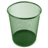 Corbeille à papier de bureau Métal / Vert