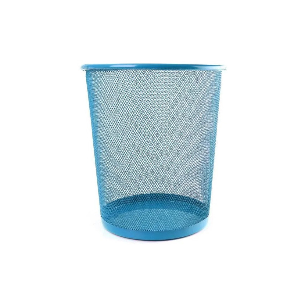 Corbeille à papier de bureau Métal / Bleu Ciel