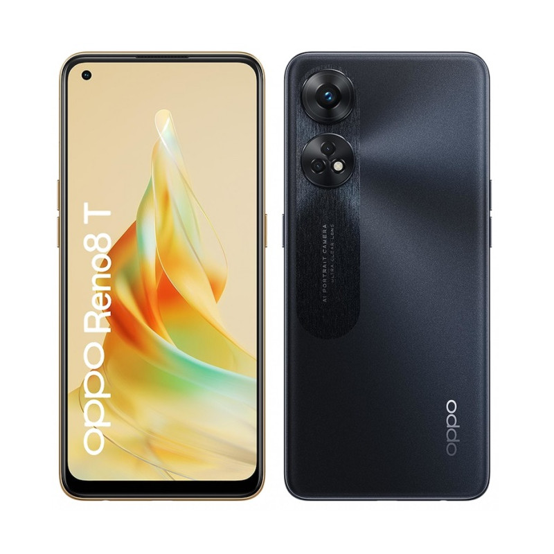 Smartphone Oppo Reno8 T / 4G / 8 Go / 256 Go / Noir