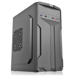 Boîtier PC ENTER Passion Eco Avec Bloc D'alimentation 500W / Noir