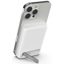 Power Bank magnétique sans fil / avec socle intégré / Blanc