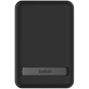 Power Bank magnétique sans fil / avec socle intégré / Noir