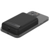 Power Bank magnétique sans fil / avec socle intégré / Noir