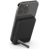 Power Bank magnétique sans fil / avec socle intégré / Noir