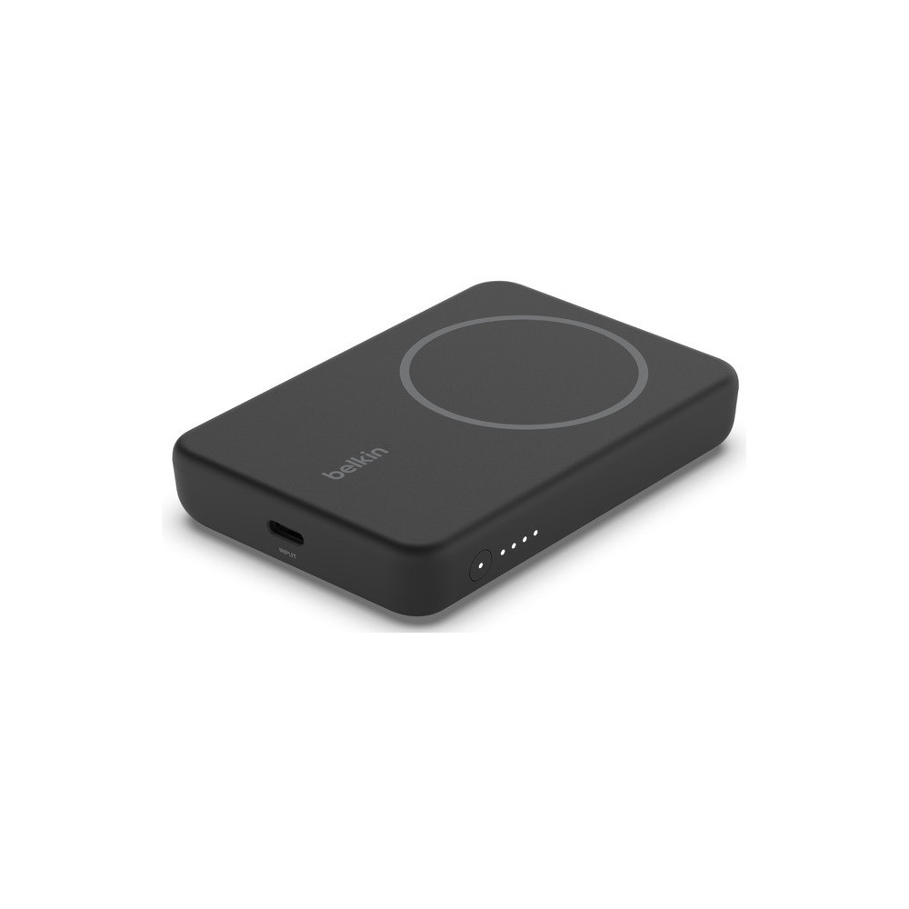 Power Bank magnétique sans fil / avec socle intégré / Noir