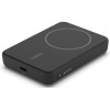 Power Bank magnétique sans fil / avec socle intégré / Noir