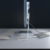 Hub USB-C multiport 6-en-1 avec support / Blanc