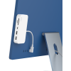 Hub USB-C multiport 6-en-1 avec support / Blanc