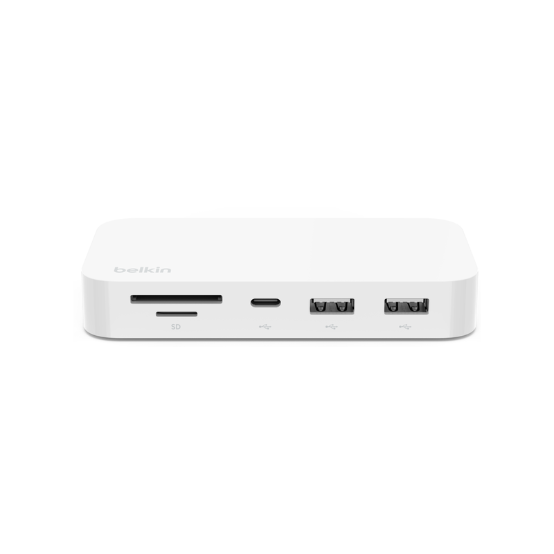 Hub USB-C multiport 6-en-1 avec support / Blanc