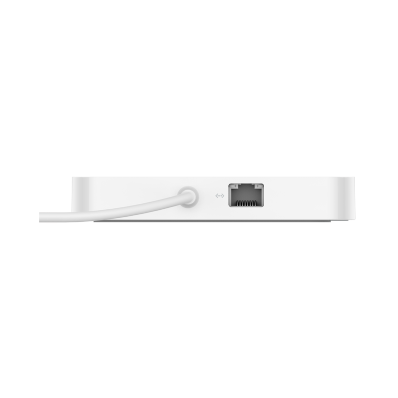 Hub USB-C multiport 6-en-1 avec support / Blanc