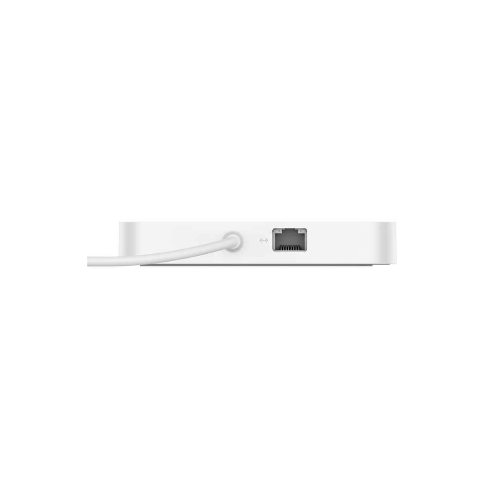 Hub USB-C multiport 6-en-1 avec support / Blanc