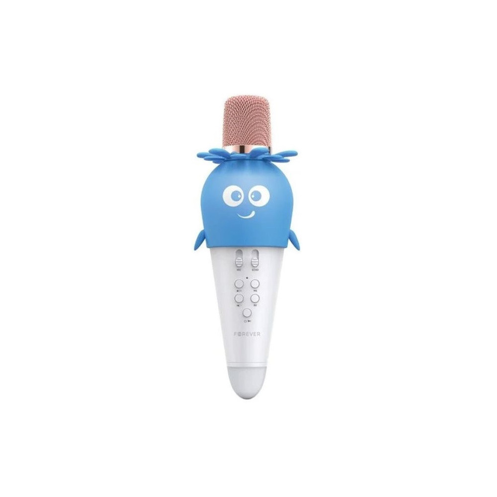Microphone de karaoké sans fil Forever / Bleu