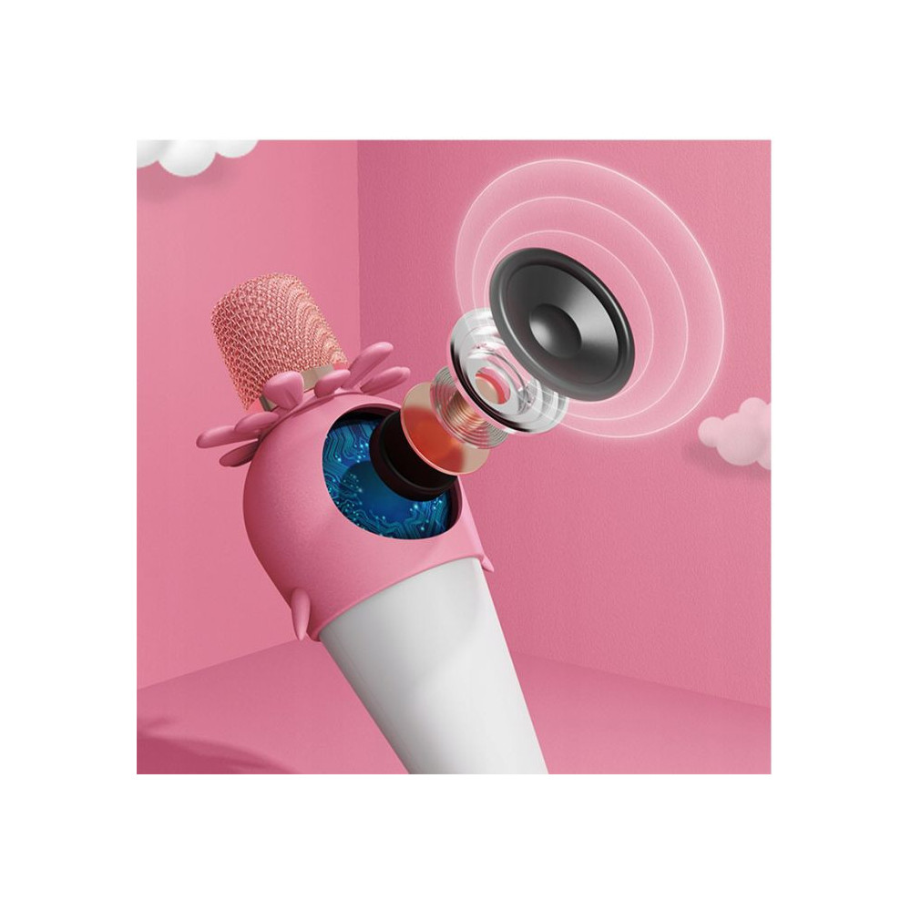 Microphone de karaoké sans fil Forever AMS-200 / Rose