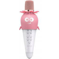 Microphone de karaoké sans fil Forever AMS-200 / Rose