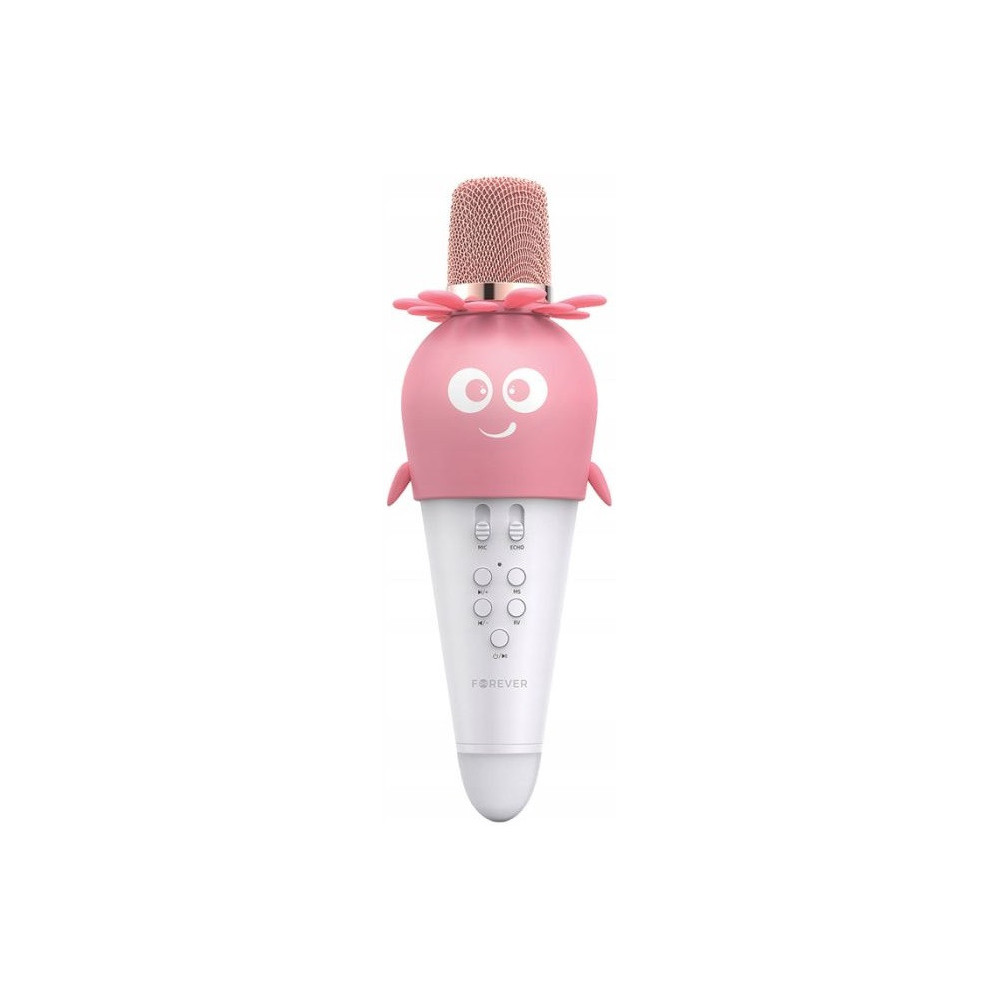 Microphone de karaoké sans fil Forever AMS-200 / Rose