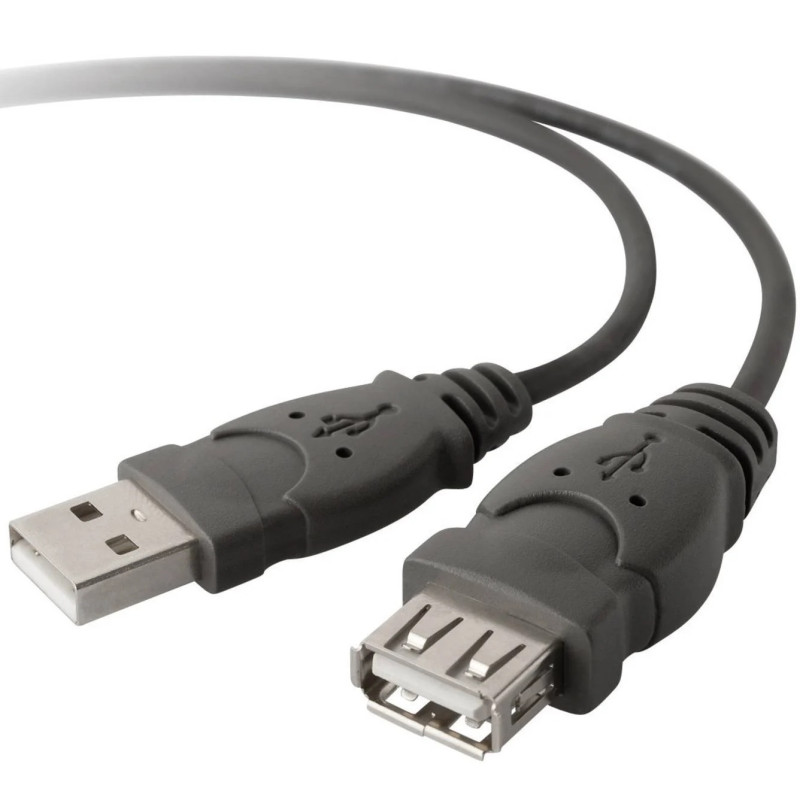 Rallonge USB Mâle/Femelle Belkin 4.8M / Noir