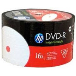 Bobine 50x DVD-R Imprimable HP