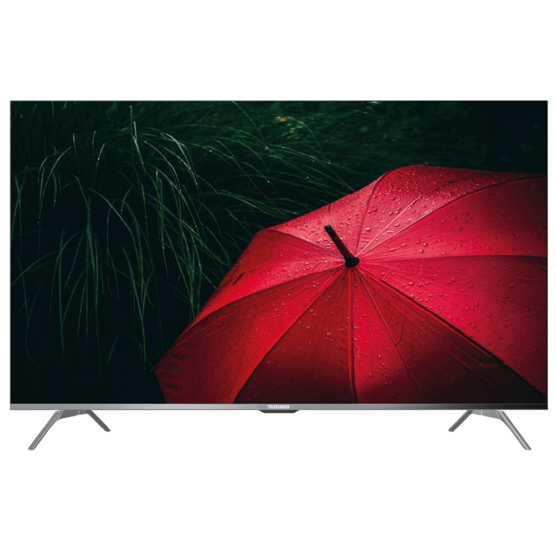 TV Telefunken TV55F9 55" UHD 4K Smart TV Google TV / Android / Silver