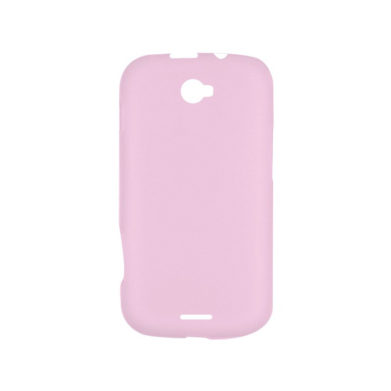 Coque en Silicone Pour Evertek EverMellow D50 Rose Transparent