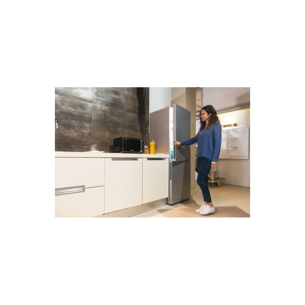 Réfrigérateur Candy No Frost Combiné 341 Litres / Silver