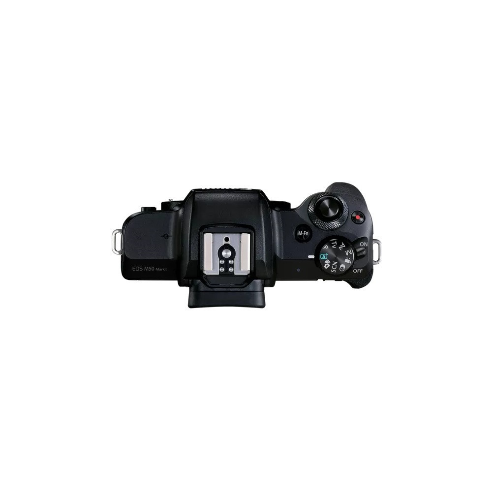 Appareil Photo hybride Canon EOS M50 Mark II / Noir + Objectif EF-M15-45