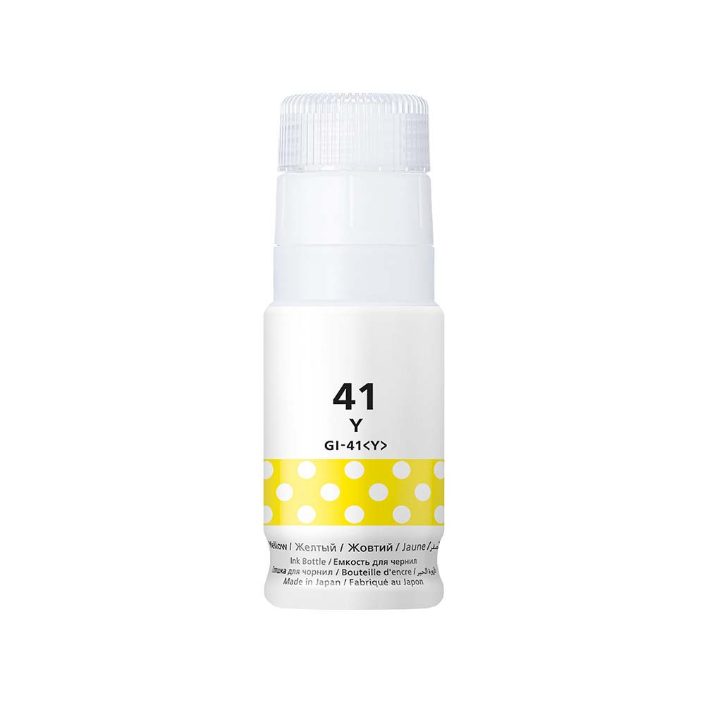BOUTEILLE D'ENCRE ADAPTABLE CANON GI-41Y / 70 ML / YELLOW