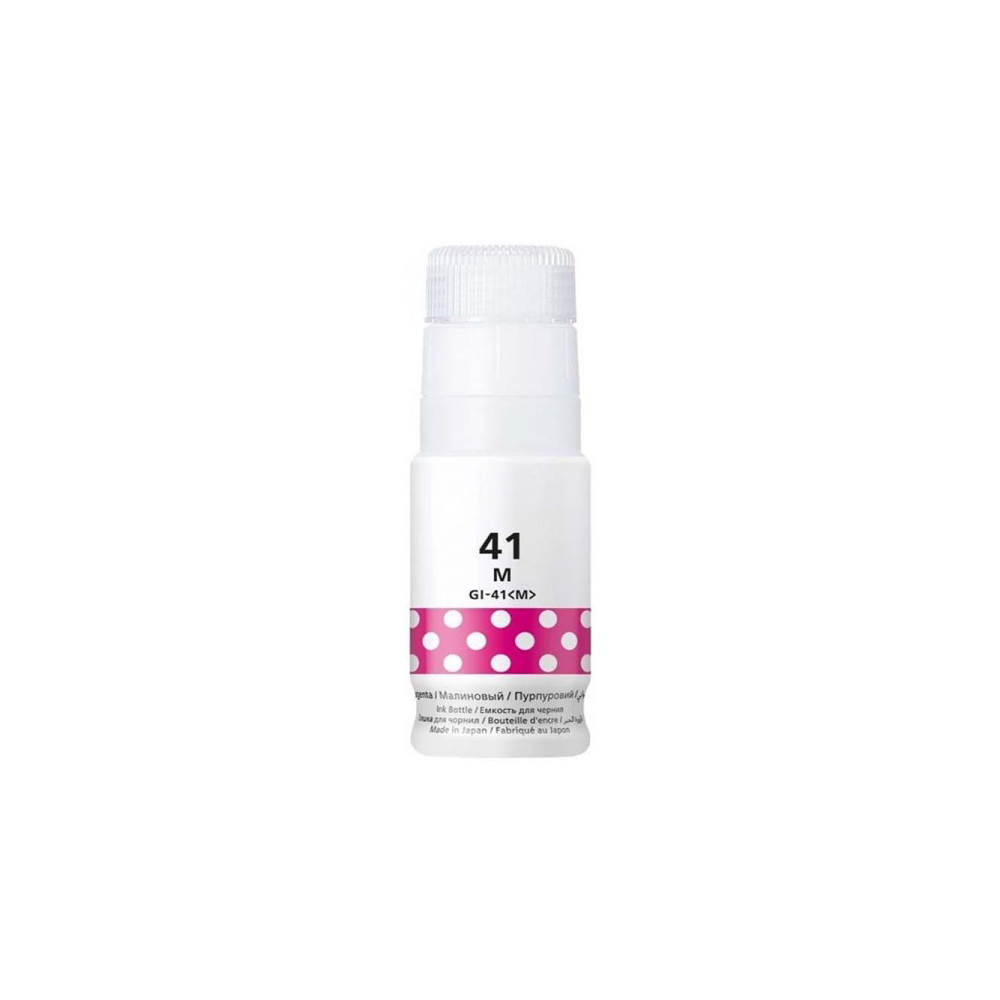 BOUTEILLE D'ENCRE ADAPTABLE CANON GI-41M / 70ML / MAGENTA