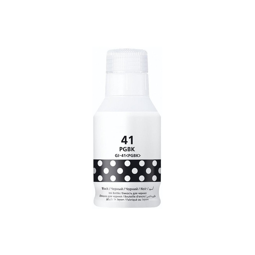 BOUTEILLE D'ENCRE ADAPTABLE CANON GI-41BK / 135ML / NOIR