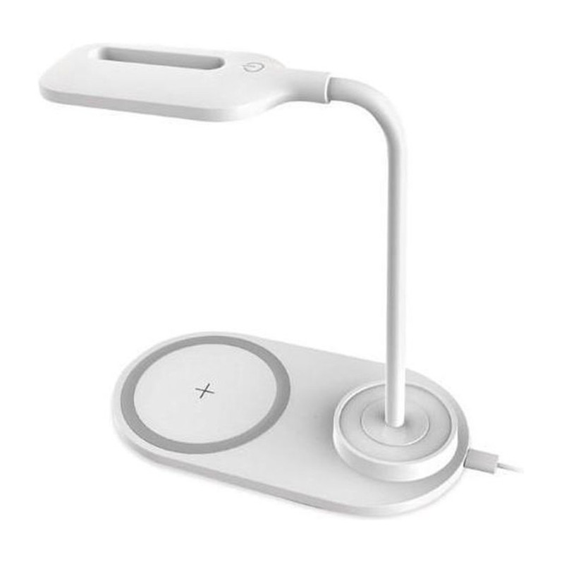 Lampe & Chargeur sans fil  Platinet PDL1930 / 10W / Blanc