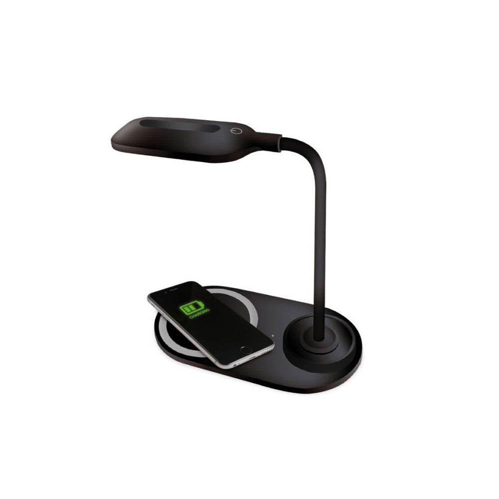 Lampe & Chargeur sans fil Platinet PDL1930 / 10W / Noir
