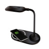 Lampe & Chargeur sans fil Platinet PDL1930 / 10W / Noir