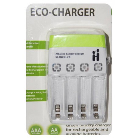 Chargeur De Piles Secteur – Compatible AA/AAA – Neuf Sous Blister