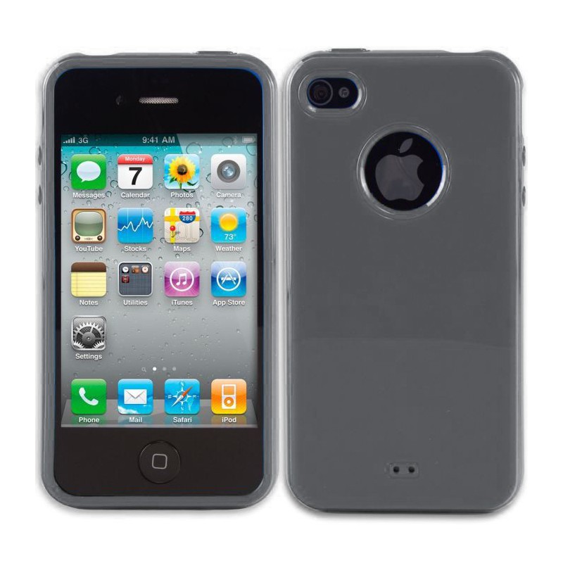 Coque en Silicone Transparente Pour iPhone 4 / 4s