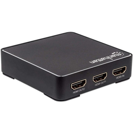 Splitter HDMI 2 Ports 4K 3D-Répartiteur 1 Source HDMI vers 2 Ecrans