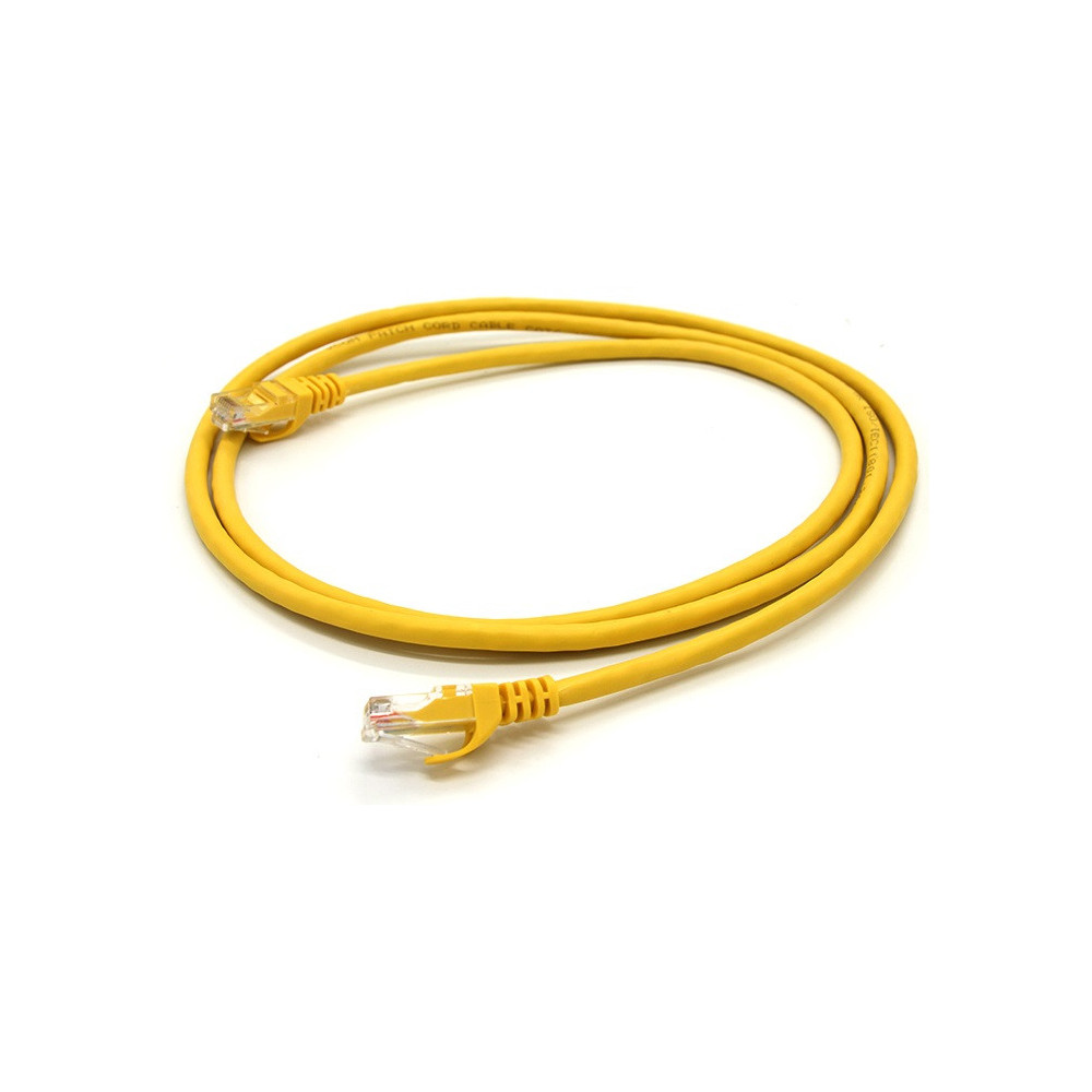Câble RJ45 Cat6 UTP 3M / Jaune